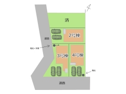 区画図■相模原市南区新磯野3　新築一戸建て■