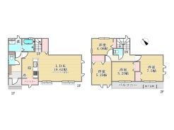 間取■日野市落川　新築一戸建て■