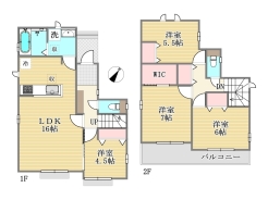 間取り図■国立市泉2　新築一戸建て■