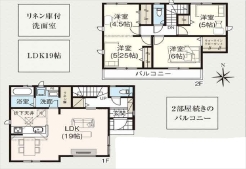 2号棟間取り図■八王子市台町1丁目　新築戸建て■