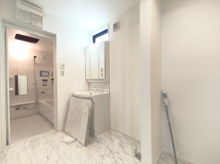 サニタリースペースには窓が備えられております。毎朝の身支度も、陽の光差し込む明るい空間で、快適にお使い頂けそうです。
■日野市日野本町4丁目　新築戸建て■