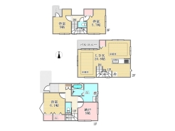 2号棟間取り図■昭島市福島町　新築一戸建て■