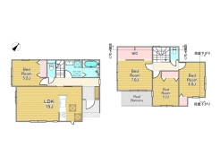1号棟間取り■八王子市下恩方町　新築一戸建て■