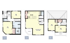 3号棟間取り図■国立市東　新築一戸建て■