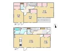 建物プラン例■武蔵村山市伊奈平6　売地■