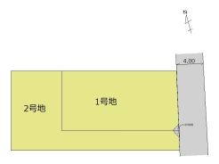 区画図■武蔵村山市伊奈平6　売地■