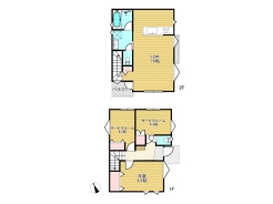 3号棟プラン例（1LDK+2S　79.92ｍ2　建物価格1400万円）■国立市富士見台1　売地■