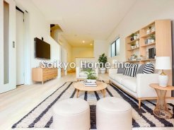 一日の中で多くの時間を過すことになるリビングダイニングだからこそ、いつも穏やかな空間であることが必然。爽やかな通風と採光を存分に感じる事が出来る空間です。※家具等はCG加工です。■調布市深大寺東町6　新築一戸建て■