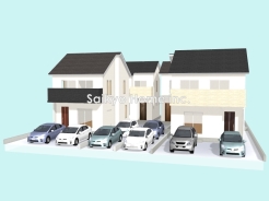 完成予想パース■稲城市東長沼　新築一戸建て■