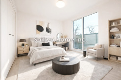 明るく風通しのいい部屋は自由なプライベート空間。ゆっくりとくつろぐスペースとしてもご利用いただけます！
※家具はCG加工しております。■府中市四谷2　新築一戸建■