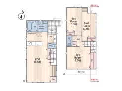 1号棟間取り図■国分寺市西町2　新築一戸建■