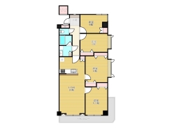 間取り図■川崎市多摩区登戸　分譲マンション■