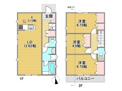 4号棟間取り図■府中市清水が丘3　新築一戸建■