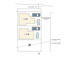 区画図■府中市武蔵台1　新築一戸建て■