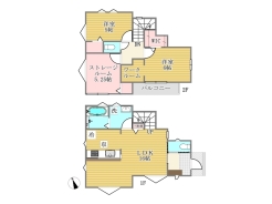 3号棟間取り図■府中市武蔵台1　新築一戸建て■