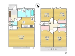 2-B号棟間取り図■調布市佐須町5　新築一戸建て■