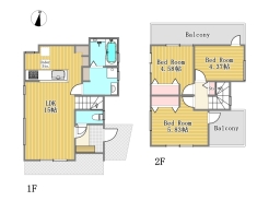 2号棟間取り図■多摩市一ノ宮4　新築一戸建■