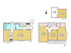 B号棟間取り図■小金井市貫井南町4　新築一戸建て■