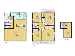 間取り図■八王子市めじろ台2丁目　新築戸建て■