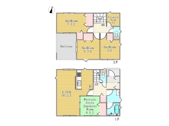 1号棟間取り図■八王子市大塚　新築一戸建て■
