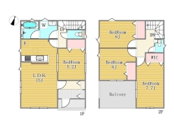 4号棟間取り図■八王子市大塚　新築一戸建て■