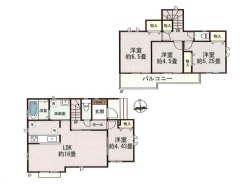 E号棟間取り図■府中市日新町3　新築一戸建■