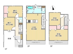 間取り図■府中市西府町3　新築一戸建て■