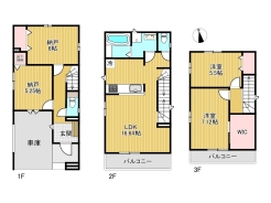 間取り図■府中市西府町3　新築一戸建て■