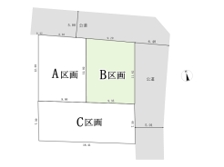区画図■立川市柴崎町1　売地■
