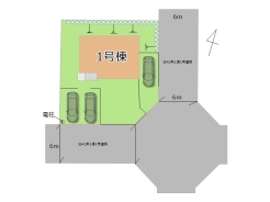 区画図■日野市平山2　新築一戸建て■