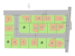 区画図■国立市東3　売地■
