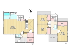 1号棟間取り図■日野市新町5　新築一戸建て■