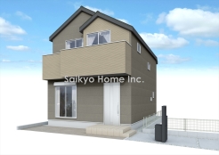 完成予想パース■立川市栄町２　新築一戸建て■