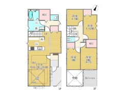 1号棟間取り図■国分寺市戸倉3　新築一戸建て■