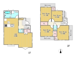 4号棟間取り図■国分寺市西恋ヶ窪4　新築一戸建■