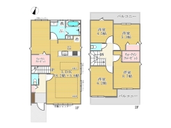 3号棟間取り図■府中市南町2　新築一戸建て■