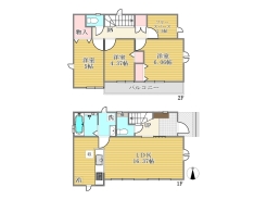 G号棟間取り図■三鷹市北野3　新築一戸建て■