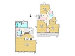 K号棟間取り図■三鷹市北野3　新築一戸建て■
