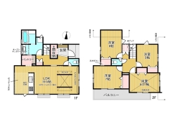 間取図■八王子市石川町　新築戸建て■