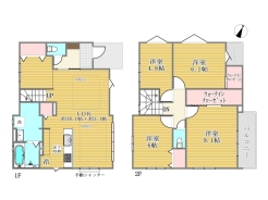 1号棟間取り図■府中市南町1　新築一戸建て■