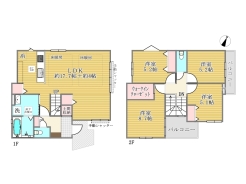 2号棟間取り図■府中市南町1　新築一戸建て■