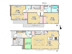 3号棟間取り図■日野市宮　新築一戸建て■