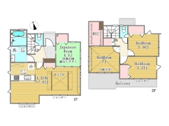 14号棟間取り図■日野市宮　新築一戸建て■