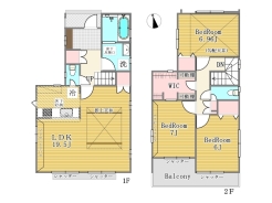15号棟間取り図■日野市宮　新築一戸建て■