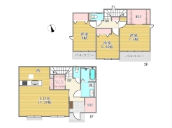 4号棟間取り図■昭島市宮沢町2丁目　新築戸建て■