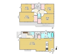 B号棟間取り図■昭島市美堀町2　新築一戸建て■