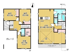 間取り図■八王子市北野町　新築一戸建て■