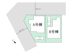 区画図■日野市神明4　新築一戸建■