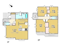 A号棟間取り図■日野市神明4　新築一戸建■