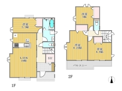 A号棟間取り図■八王子市西寺方町　新築一戸建■